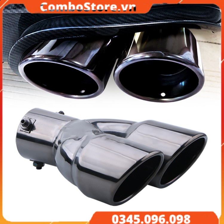 Chụp ống xả - chụp ống pô ô tô xe hơi chữ Y siêu cao cấp