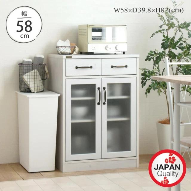 Tủ bếp Luffly Japan 8258 - Màu trắng có vân