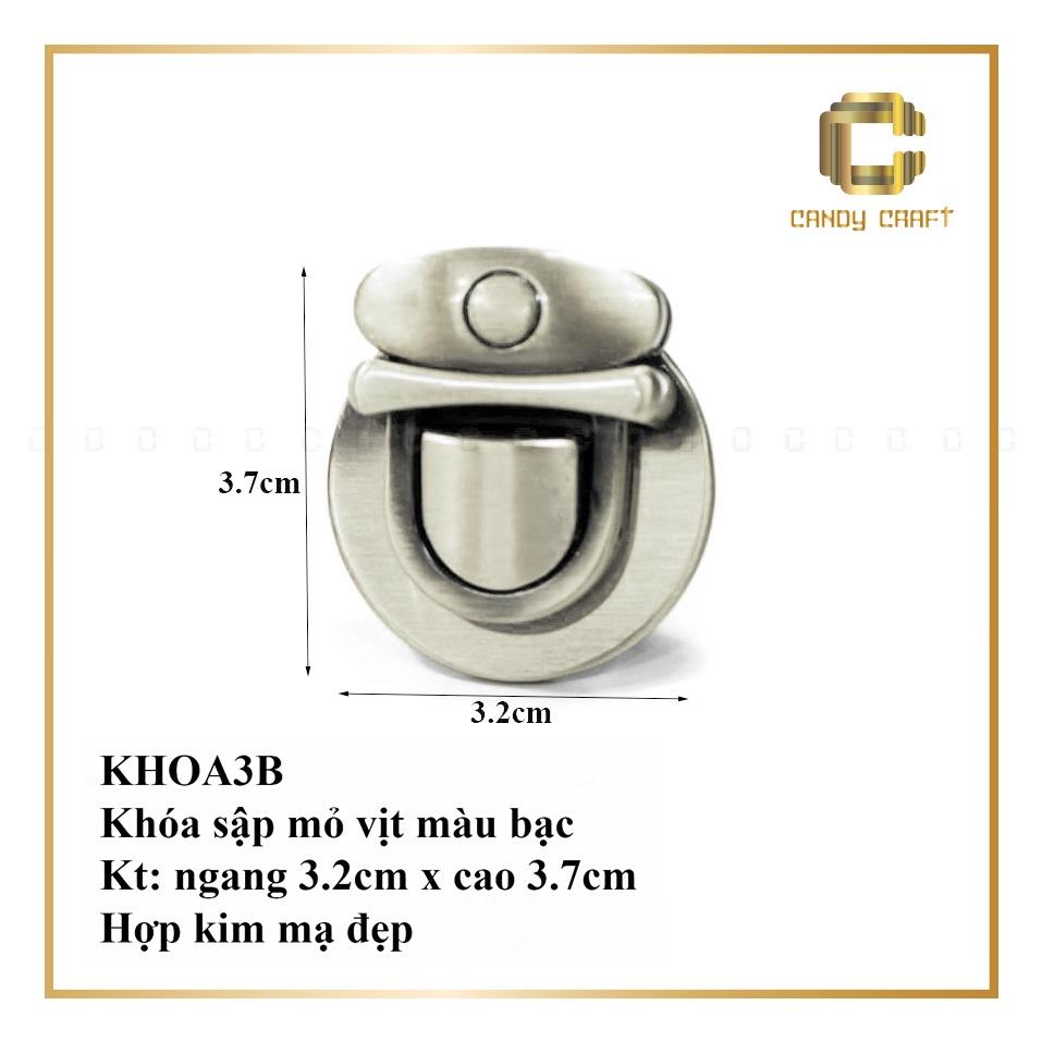 KHÓA SẬP MỎ VỊT 2-3CM