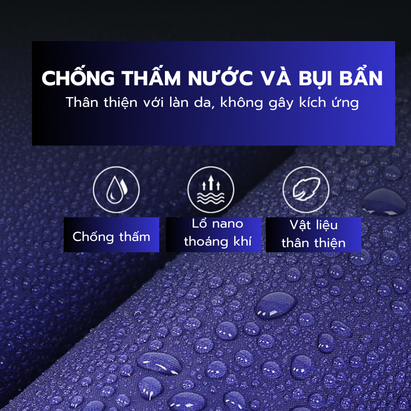 Đệm khí bơm hơi làm giảm tiếp xúc da và giường chống loét, thoáng khí, chống thấm, chính hãng Nikita