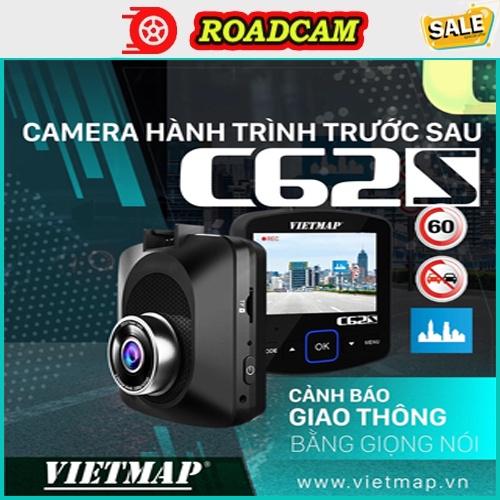 Camera Hành Trình Ô Tô Xe Hơi VIETMAP C62 - Ghi Hình Trước Sau Full HD, Cảnh Báo Bằng Giọng Nói, BH 12 Thán