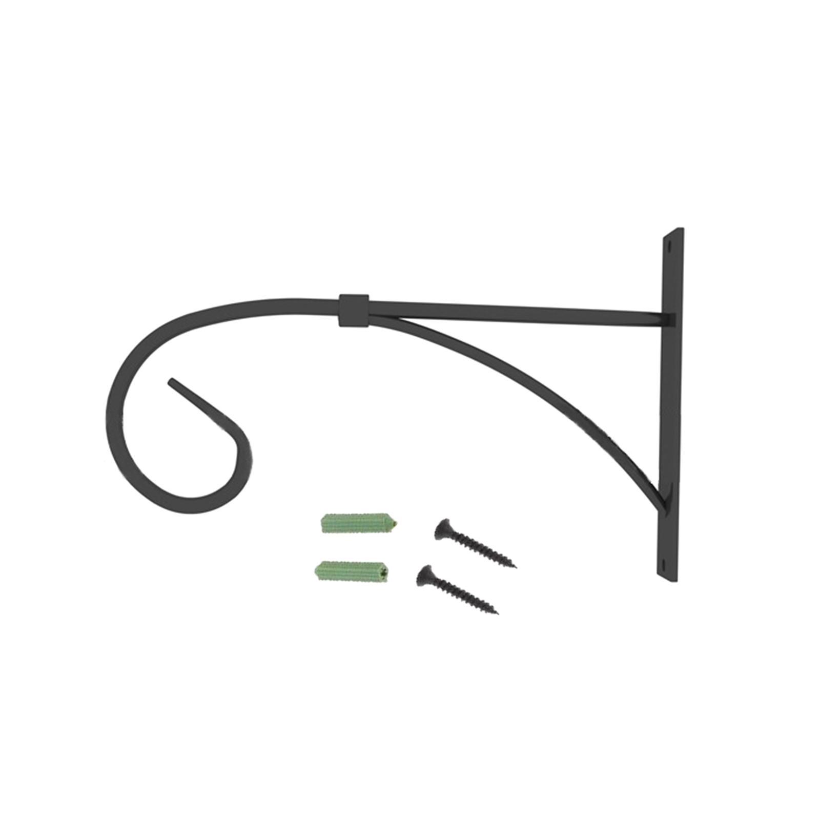 Hanging Basket Bracket Stylish Hanging Plant Bracket for Outdoor Garden