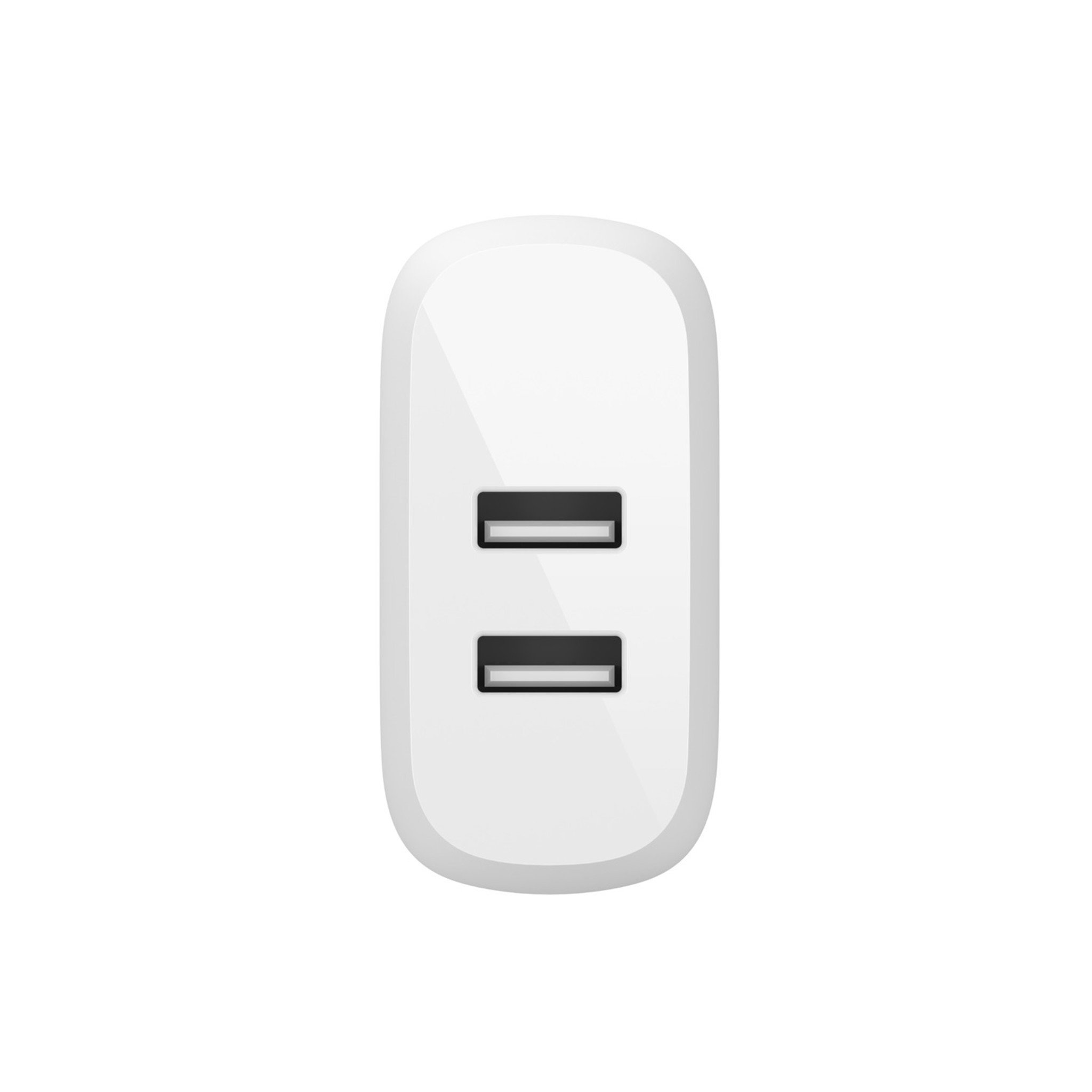 Adapter sạc BOOST↑CHARGE Belkin Dual USB-A 24W - WCB002dqWH - Hàng Chính Hãng