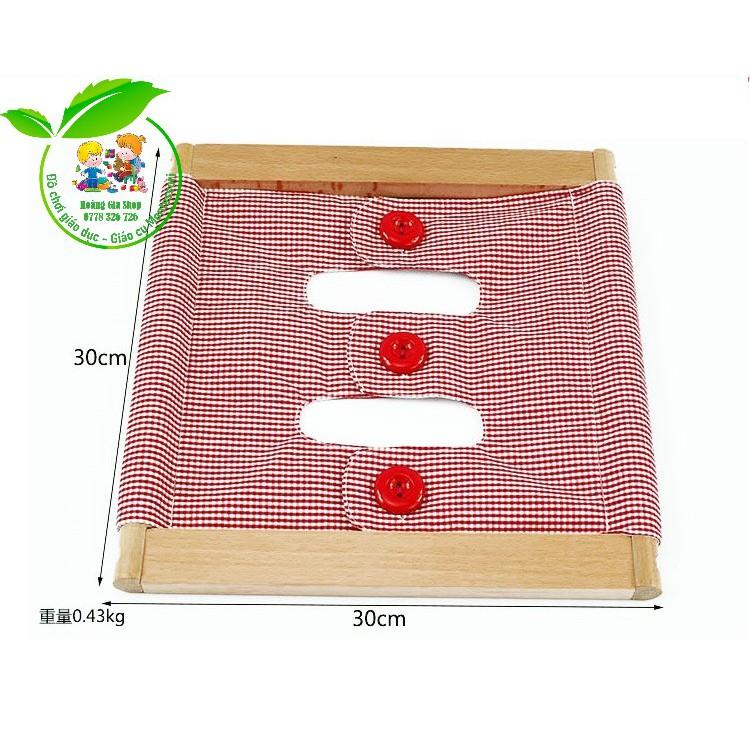 Khung cài cúc áo cho trẻ 0-3 tuổi