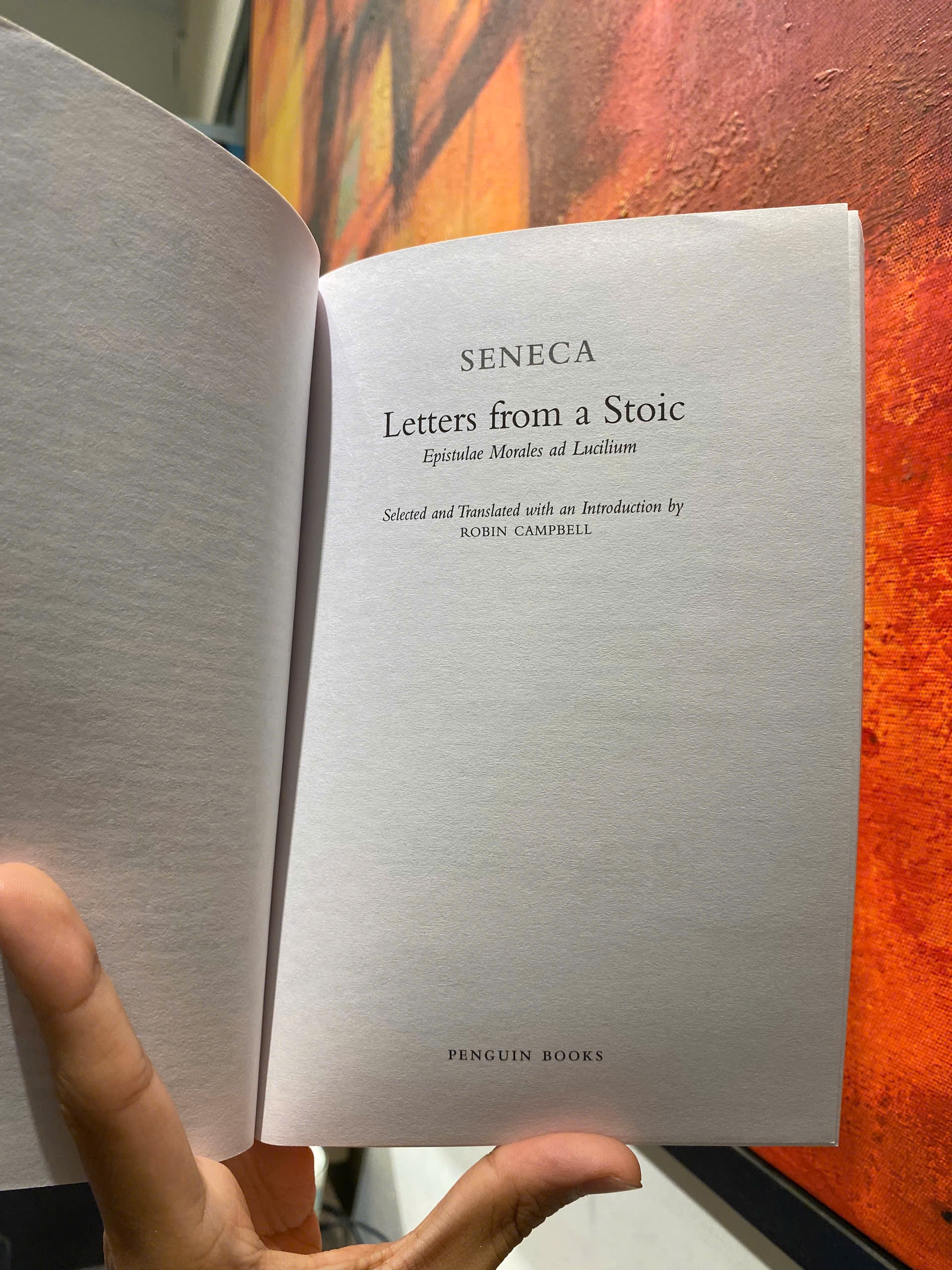 Sách - Letters from a Stoic (Penguin Classics) by Lucius Annaeus Seneca/Politics/Philosophy/History