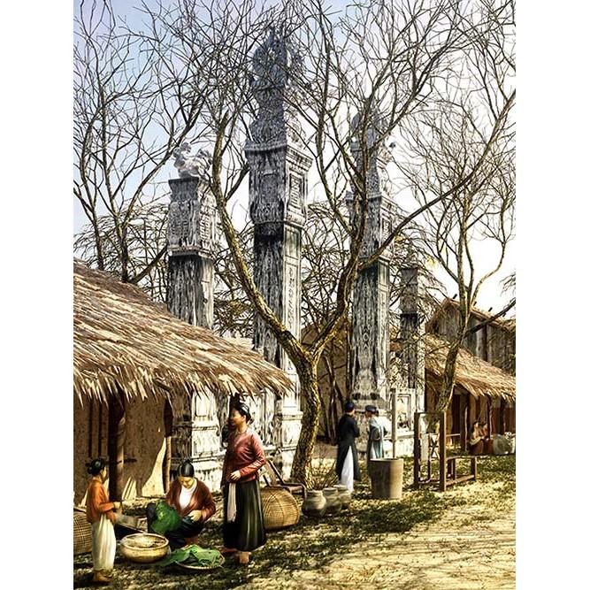 Tranh phong cảnh Hà Nội xưa - HNX024