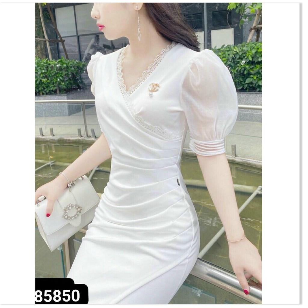 ĐẦM BODY UMI TRẮNG SANG TRỌNG