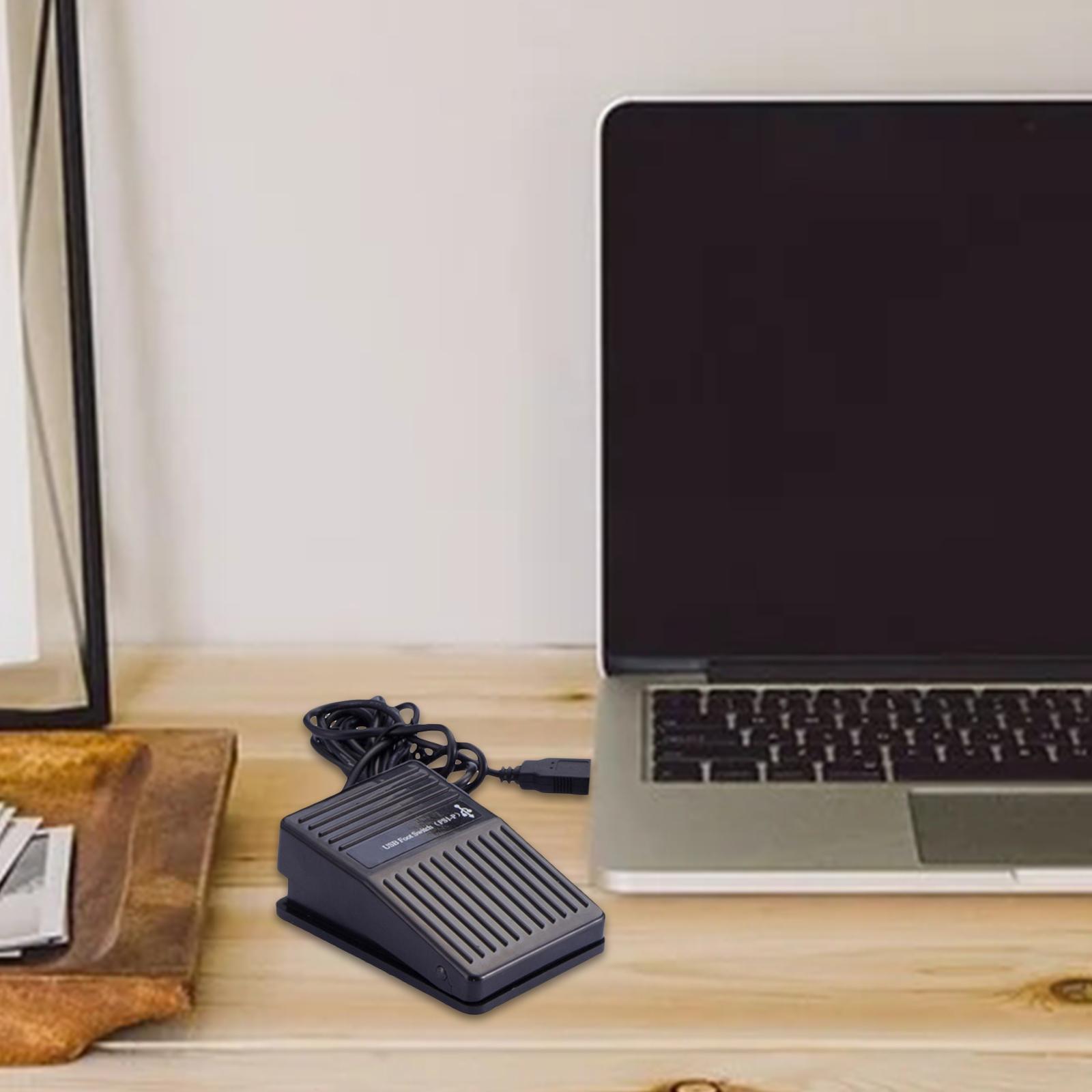 USB Single Foot Pedal Switch Shell Keyboard Mouse Action PC