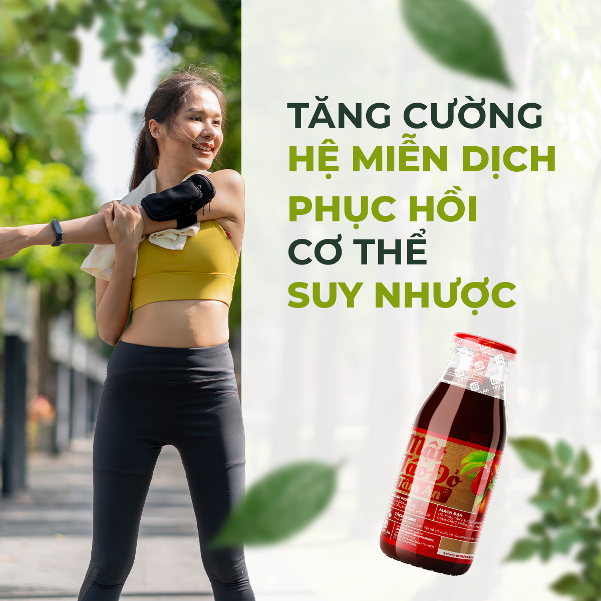 MẬT TÁO ĐỎ THUẦN CHAY HỖ TRỢ BỔ MÁU ĐẸP DA