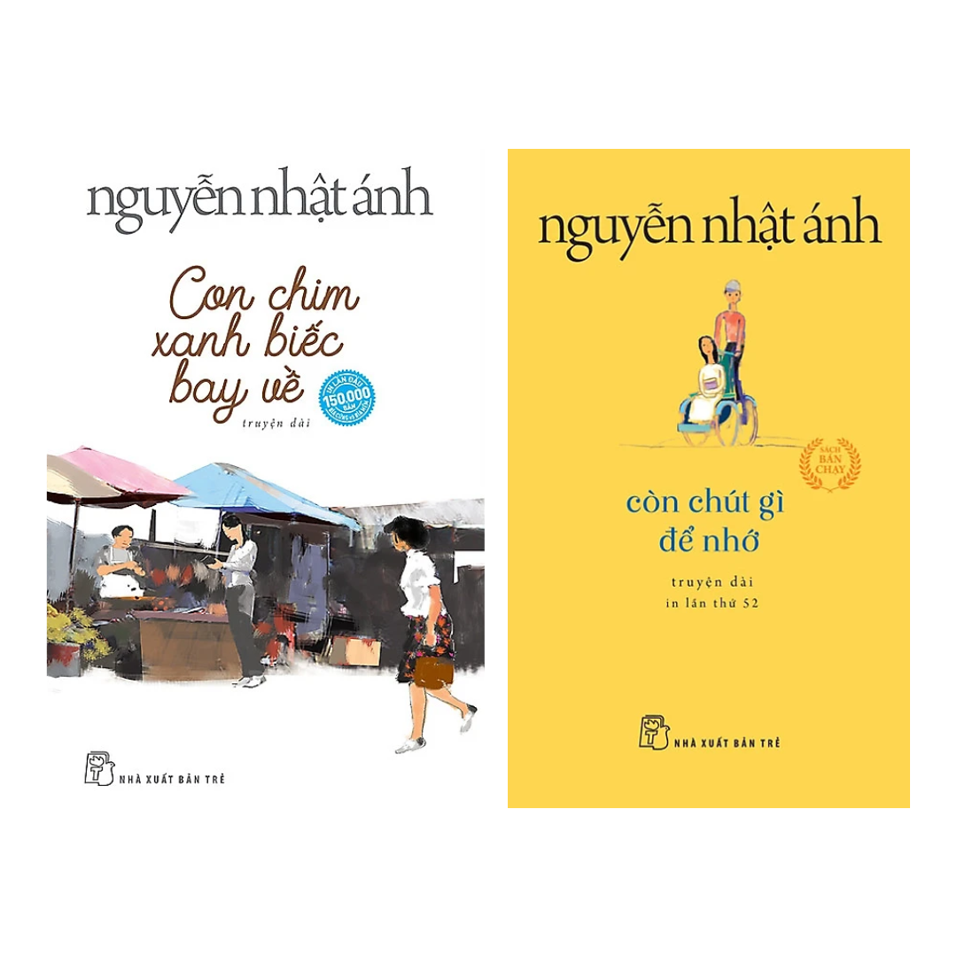 Combo 2 Cuốn Xuất Sắc Nhất Của Nguyễn Nhật Ánh : Con Chim Xanh Biếc Bay Về trẻ + Còn Chút Gì Để Nhớ trẻ