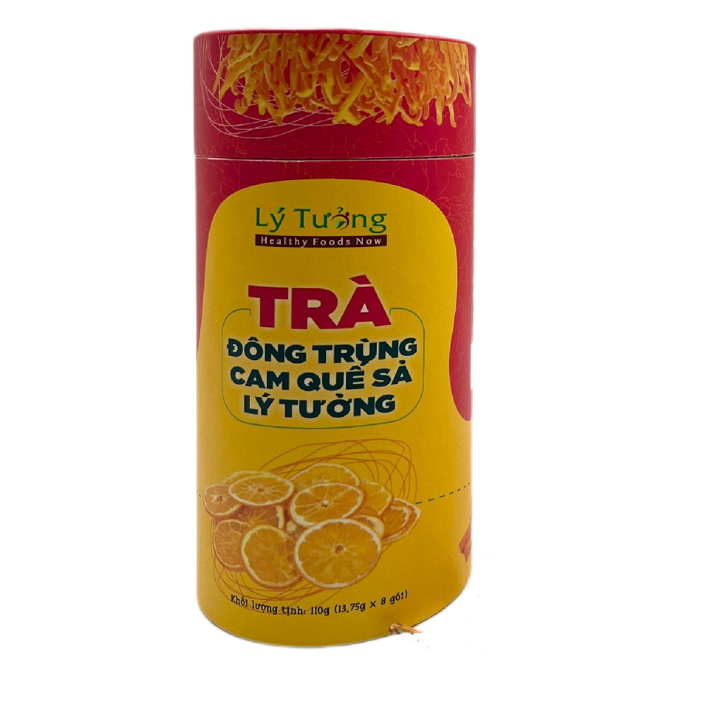 Trà Đông Trùng Cam Quế Sả Lý Tưởng 110g, Trà Đông Trùng Hạ Thảo