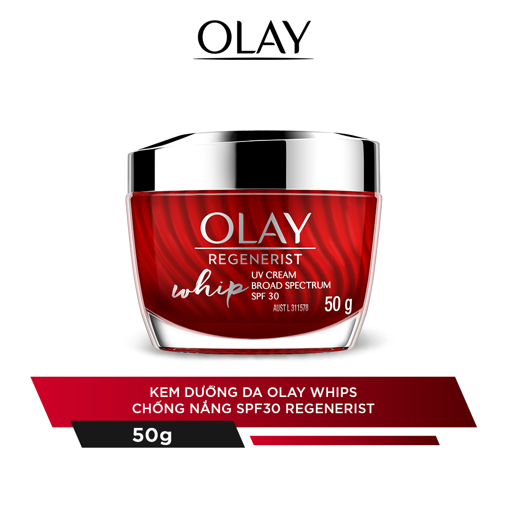 Kem Dưỡng Da OLAY WHIPS Chống Nắng SPF30 Regenerist