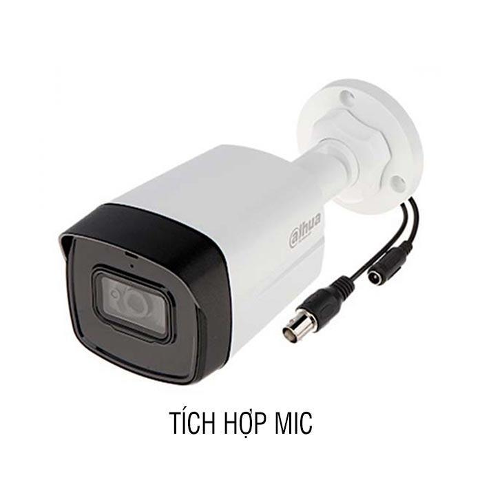 Camera HDCVI 2MP DAHUA DH-HAC-HFW1200TLP-A-S5 tích hợp mic - HÀNG CHÍNH HÃNG