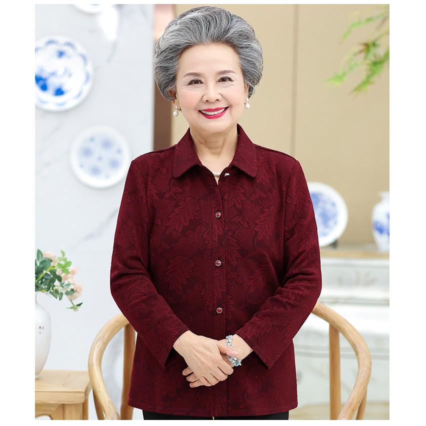 Áo sơ mi cho người già co giãn 4 chiều dày dặn cực đẹp