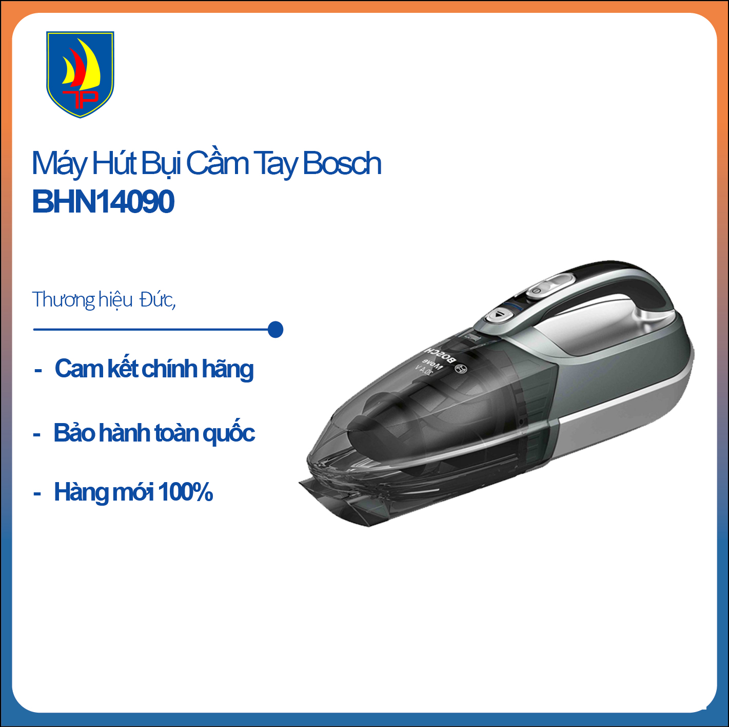 Máy Hút Bụi Cầm Tay Bosch BHN14090 - Hàng chính hãng