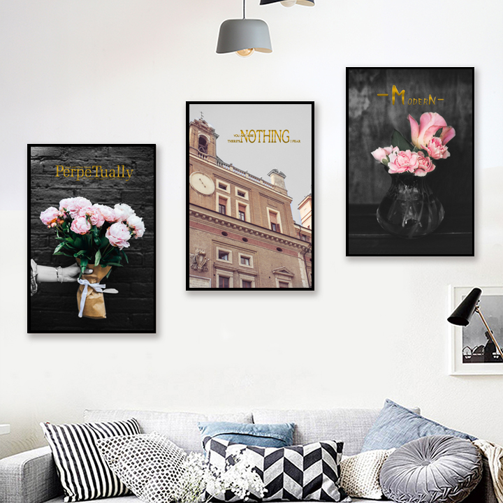 1 Khung tranh vải canvas hình hoa đẹp cỡ 30x45