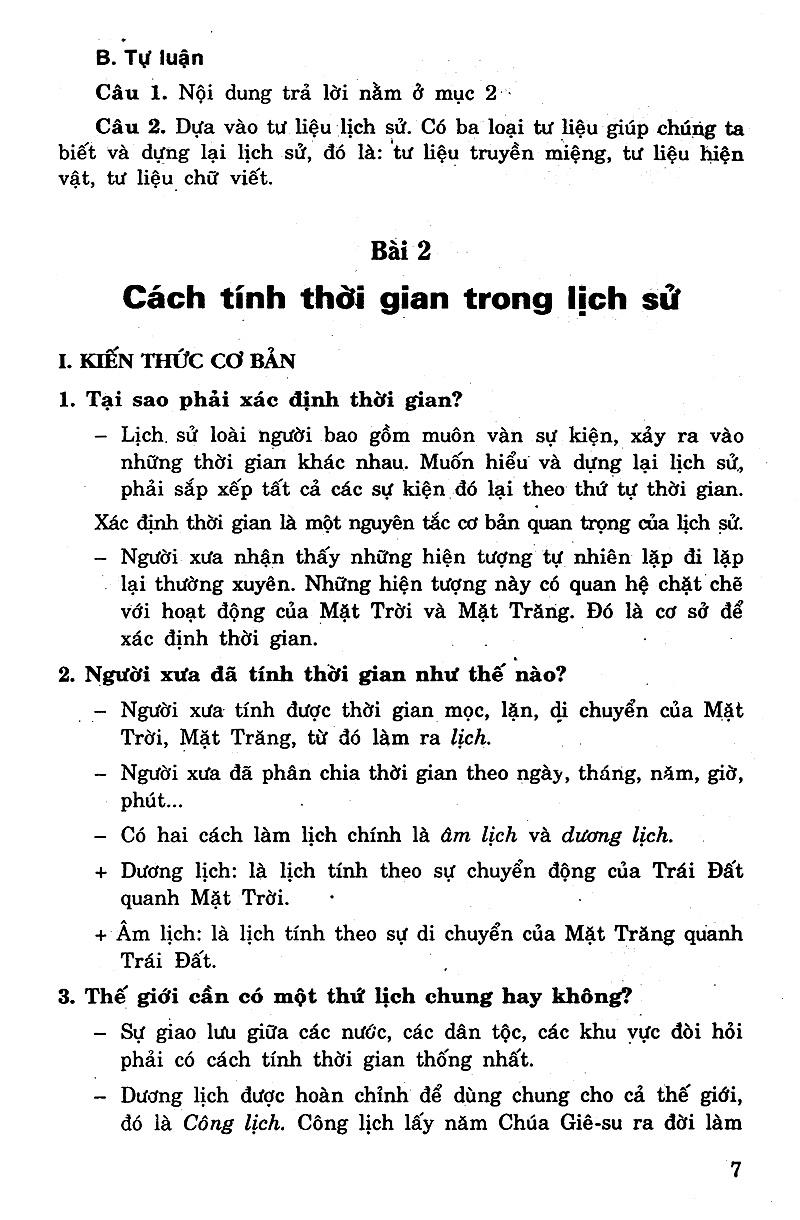Để Học Tốt Lịch Sử Lớp 6