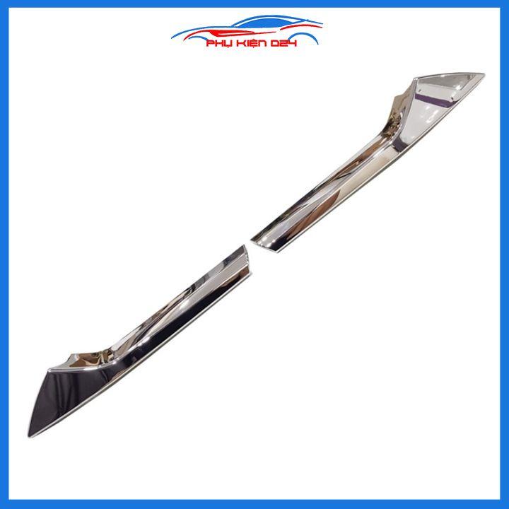 Ốp trang trí mặt ca lăng, calang Corolla Cross 2020-2021-2022 mạ Crom trang trí làm đẹp xe