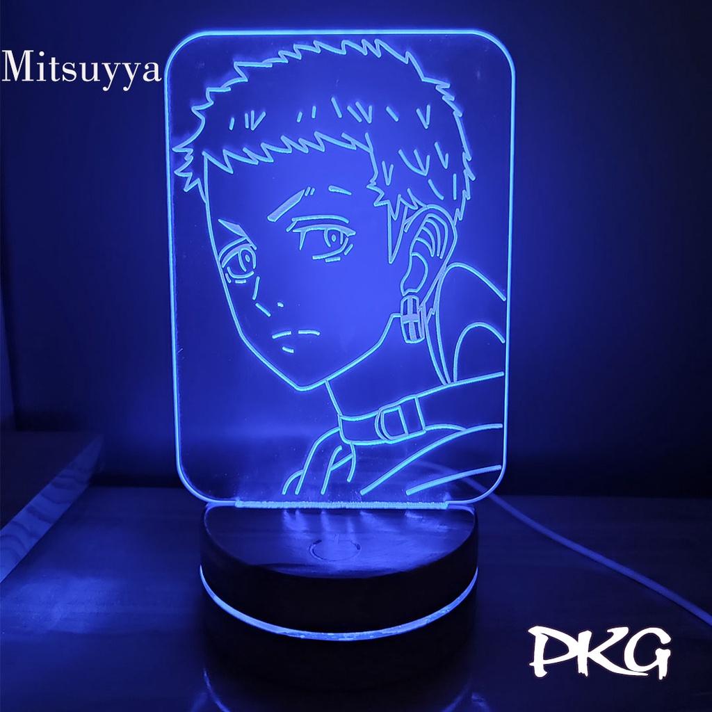 Đèn Ngủ Led 3D MISSUYYA nhân vật Anime phát sáng 16 màu cảm ứng có điều khiển từ xa