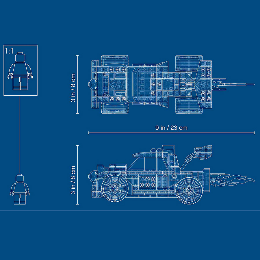 Đồ Chơi Lắp Ráp Lego Creator Xe Tải Tên Lửa 31103 (198 Chi Tiết)
