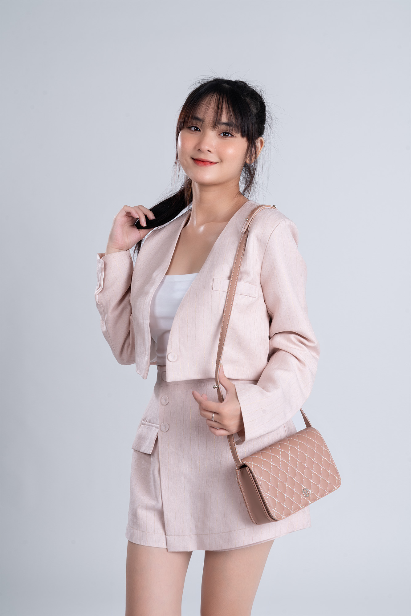 Túi Yuumy ( Thời trang nữ đi tiệc size 20 - Túi đeo chéo da Seasand YN163 )