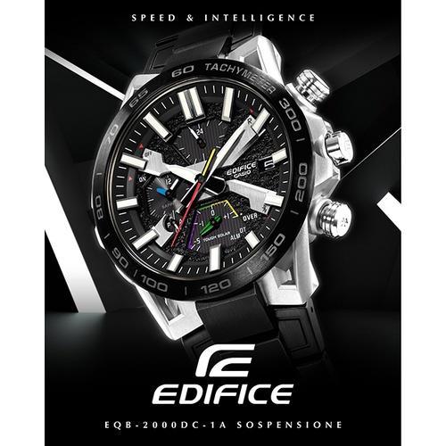 Đồng Hồ Nam Dây Thép Casio Edifice EQB-2000DC-1A Chính Hãng | Kính Sapphire - Bluetooth - Pin Năng Lượng Mặt Trời | EQB-2000DC-1ADR