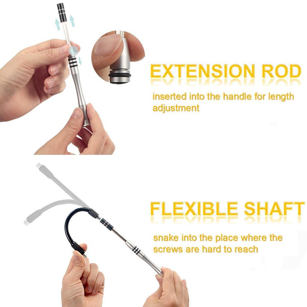 Screwdriver Set , 60 in 1 Precision Magnetic Driver with 56 Bits Electronics Repair Tool Kit for PC/iPhone X, 8, 6/Smart Phone/Tablet/Xbox/Clock DIY etc