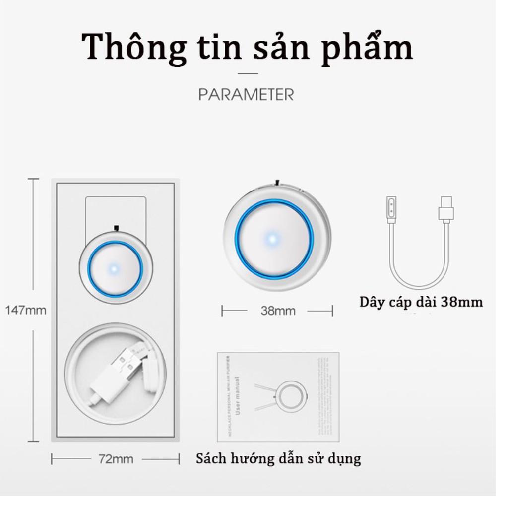 Máy lọc khí phát ion âm cầm tay