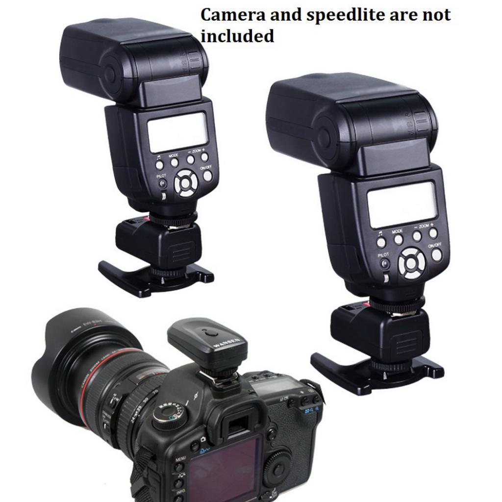 PT-04GY Wireless 4 -Channels Flash Trigger Receiver With 2 Receiver For DSLR Camera
