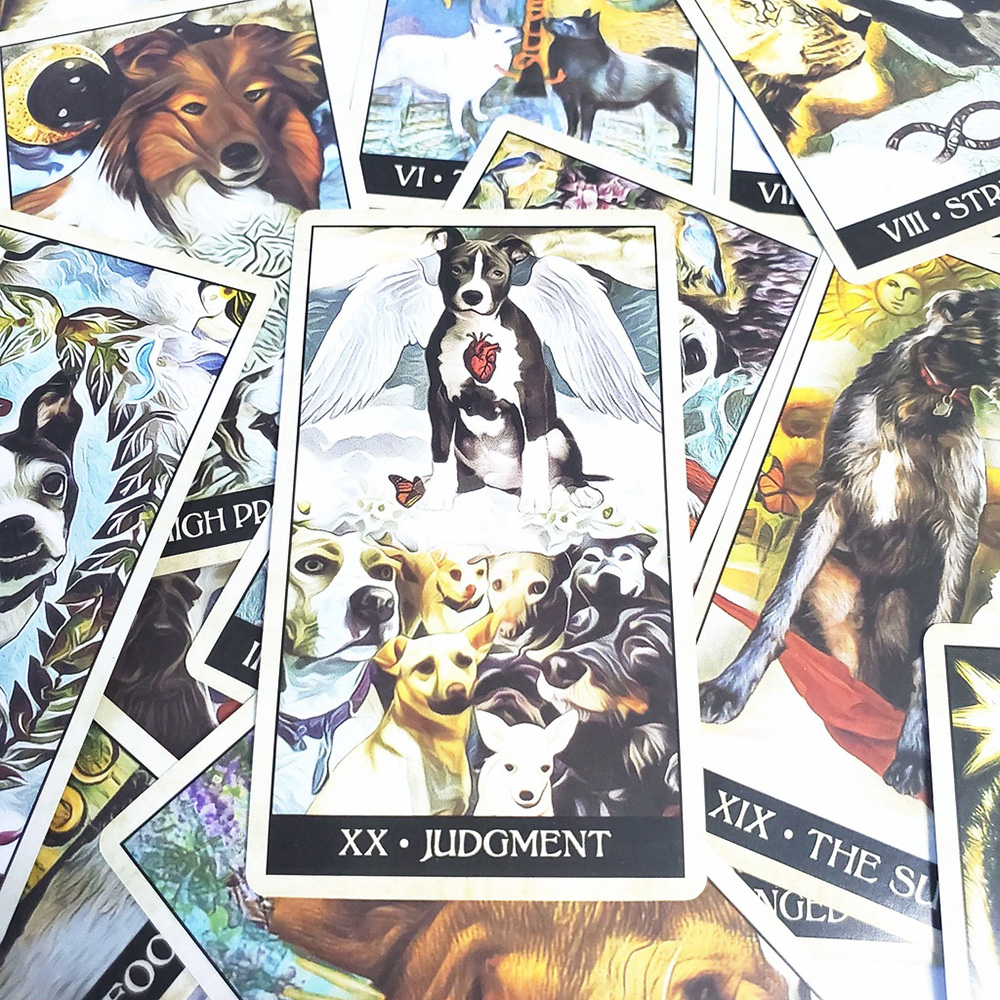 Bài Tarot Wise Dog Tarot Đá Thanh Tẩy