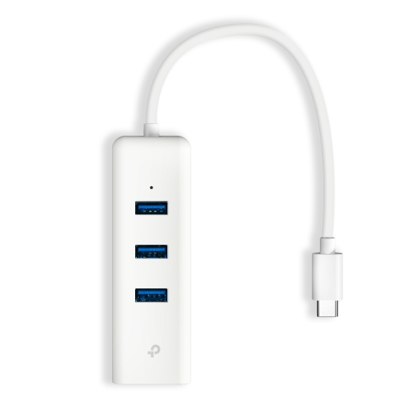Bộ USB Ethernet TP-Link UE330C, HUB USB Type-C 3 Cổng USB-A 3.0 &amp; Mạng Gigabit Ethernet - Hàng Chính hãng