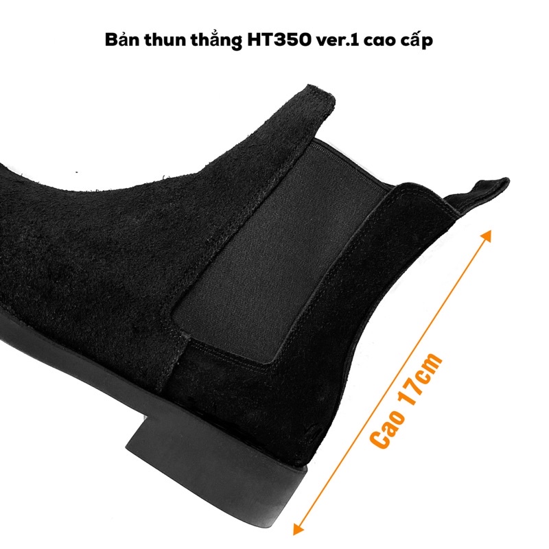 Giày nam chelsea boot da bò thật cao cổ TEFOSS HT350 ver.1 size 38-44- Mũi nhọn sang trọng