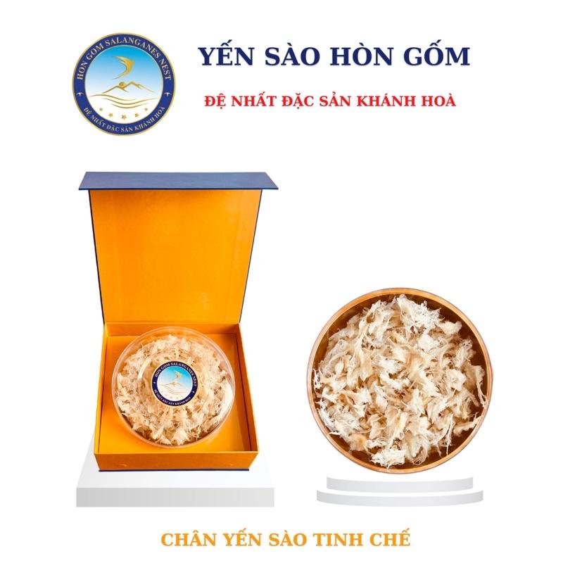 [Hộp 50/100g] Chân Yến Sào Khánh Hoà Tinh Chế Cao Cấp C1 - Yến Sào Hòn Gốm Chính Hiệu Khánh Hoà - HON GOM SALANGANES NEST