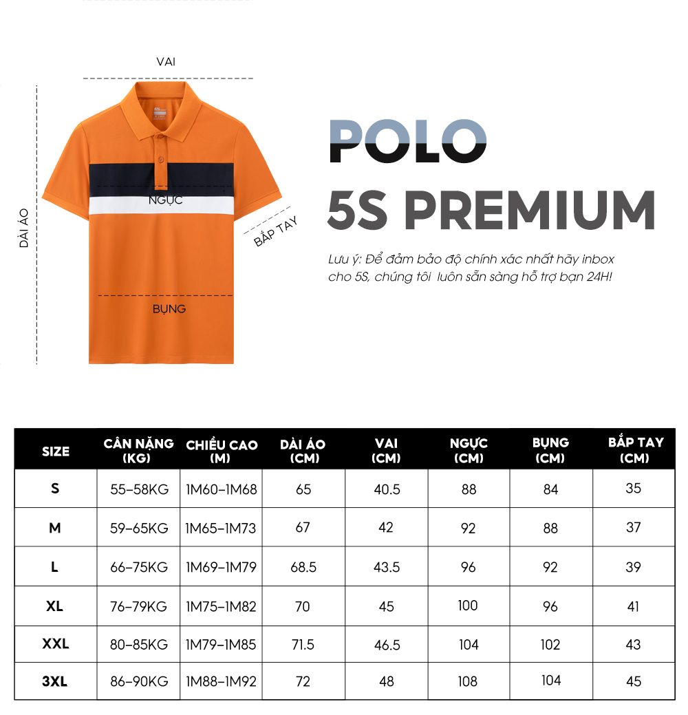 Áo Polo Nam 5S FASHION, Chất Freezing Làm Mát, Thiết Kế Sọc Ngang Trẻ Trung, Lịch Lãm, Phom Dáng Ôm Vừa Vặn