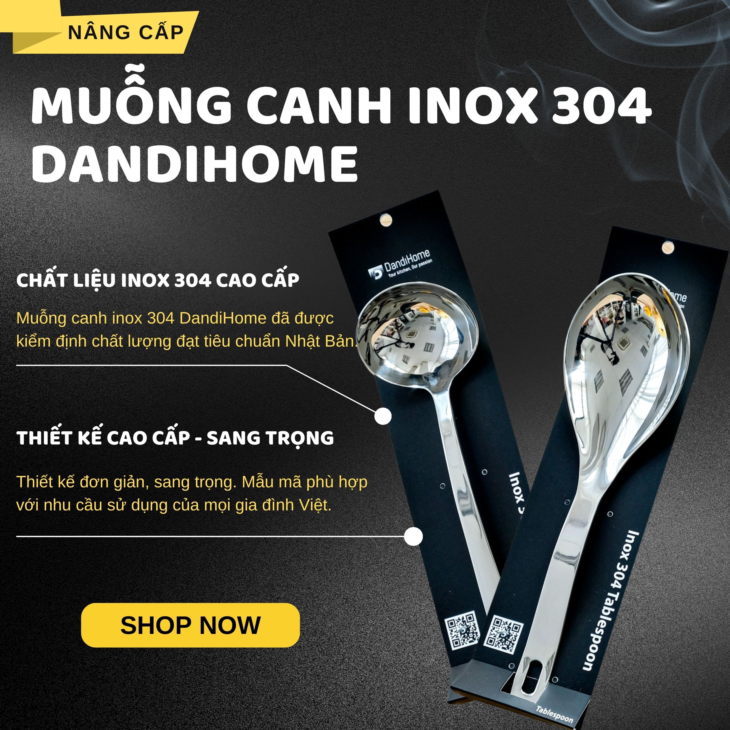 Muỗng canh DandiHome Inox 304