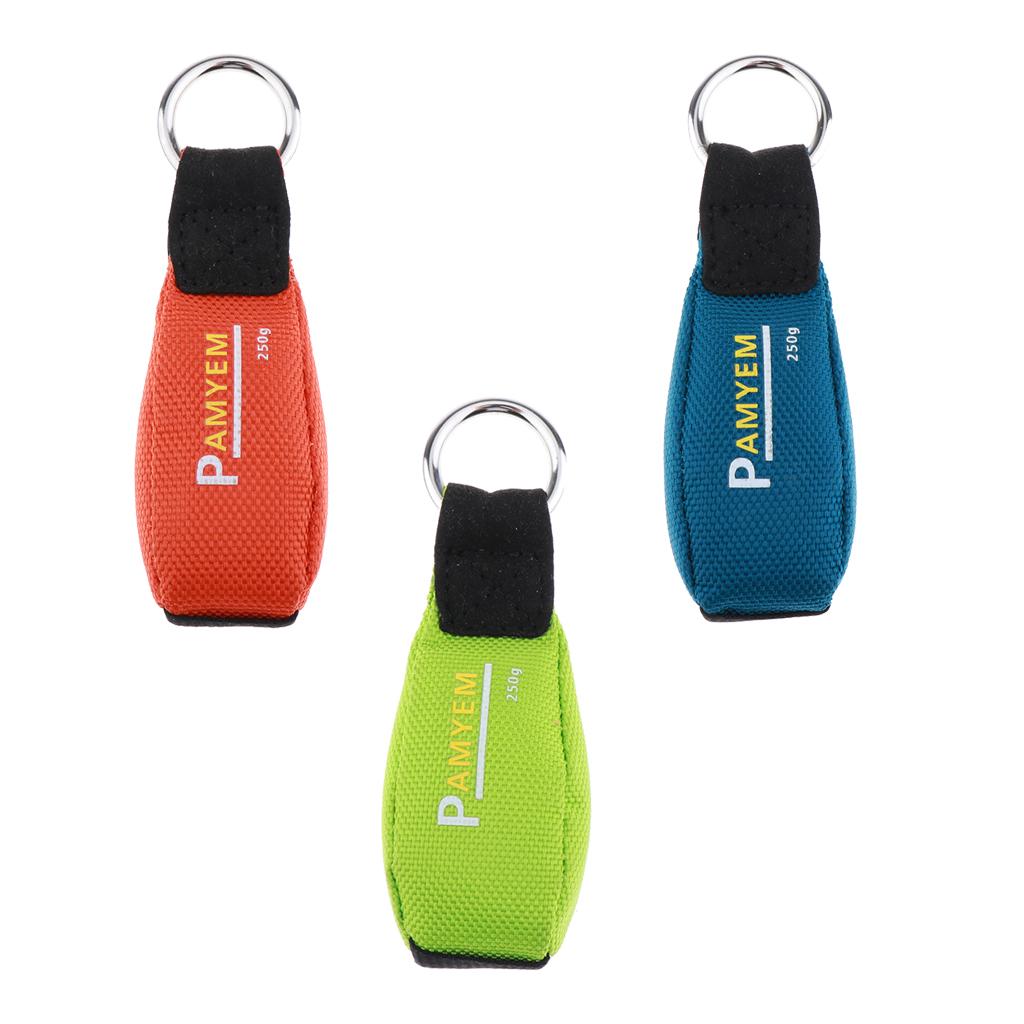 250g / 8.8 Oz Throw Weight Bag for Tree Arbrosit Climbing Throwing Line Rope Accessories, Optional Colors