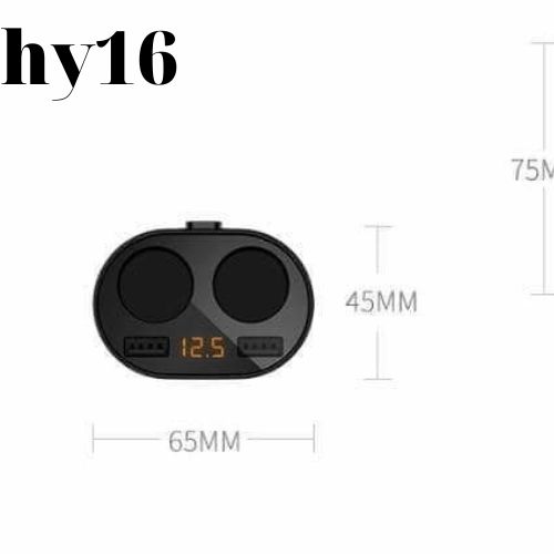 Tẩu Sạc ô tô QC 3.0 - Tẩu chia sạc H.YUN.DAI dùng được cho mọi loại xe