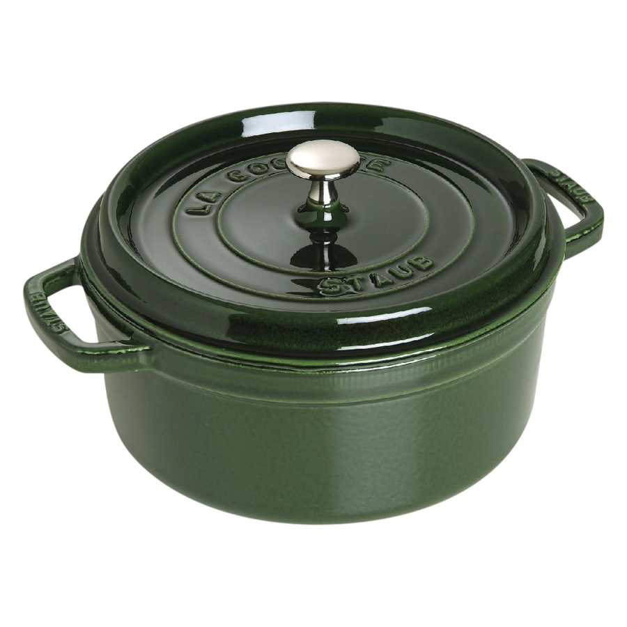 Nồi Tròn Staub 24cm – Màu Xanh Rêu