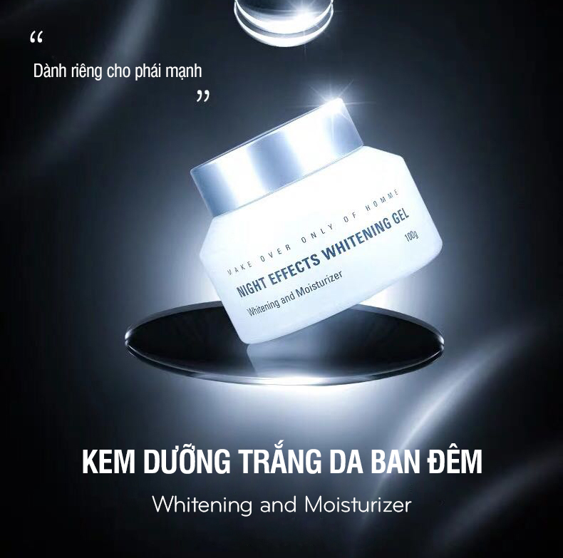 Kem dưỡng trắng da ban đêm dành cho nam MdoC Night Effect Whitening Gel 100g JN-MKD01