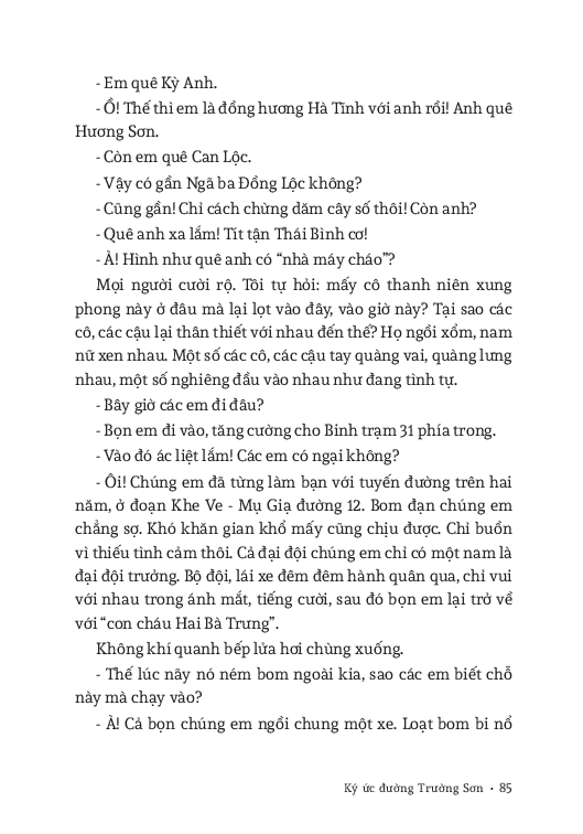 Ký Ức Đường Trường Sơn