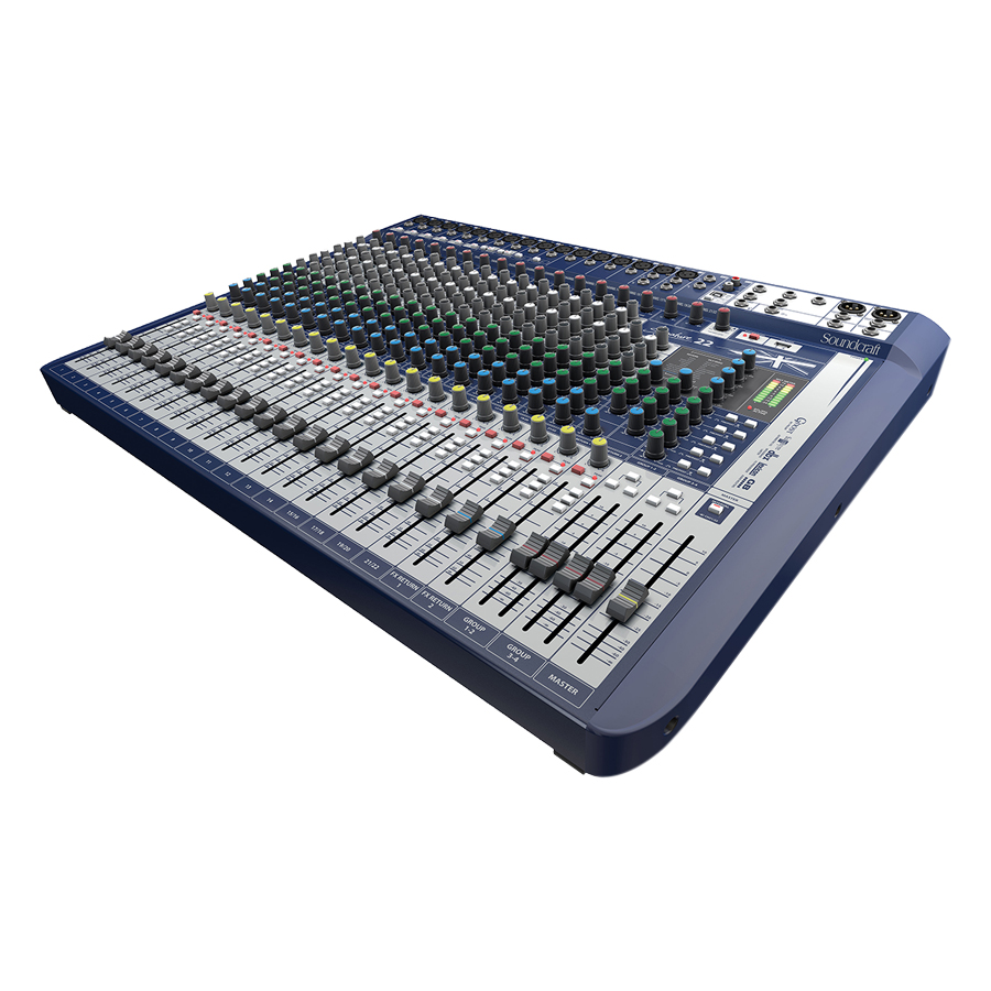 Bộ Trộn Âm Thanh Soundcraft Signature 22-EU-Mixing - Hàng Chính Hãng