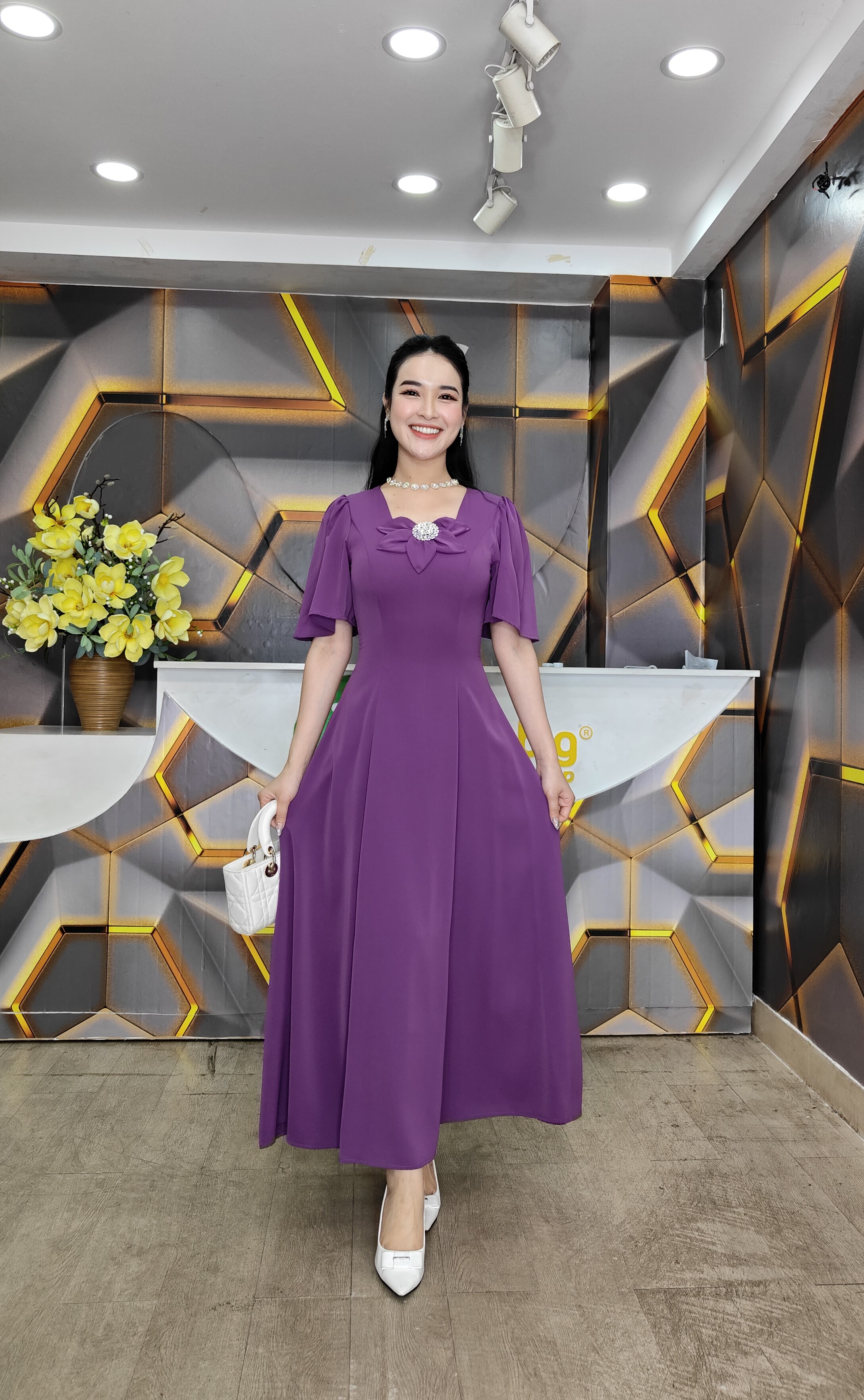 Đầm xòe - Y1720 - Thương hiệu Zonbig
