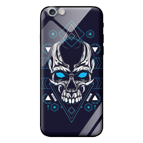 Ốp lưng kính cường lực cho iPhone 6 Plus Đầu Lâu - Hàng chính hãng