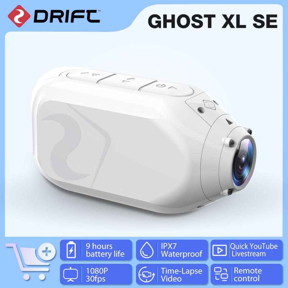 Drift Ghost XL Snow Edition Action Camera 1080p HD WiFi Truyền phát trực tiếp Máy ảnh thể thao không thấm nước cho xe đạp xe máy Cam