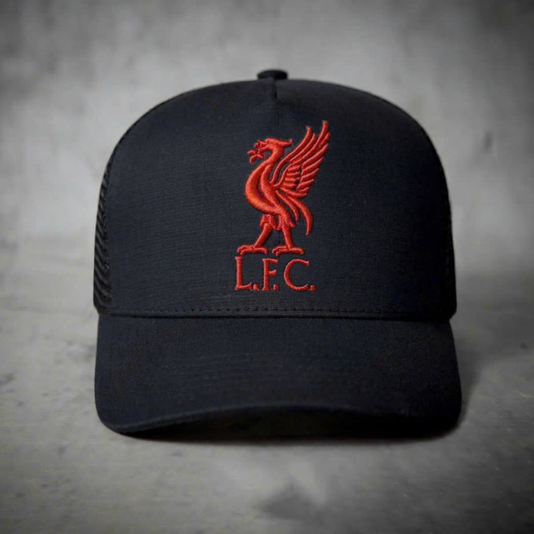 Nón kết, mũ lưỡi trai CLB Liverpool cải kaki phối lưới form chuẩn thời trang thể thao siêu đẹp