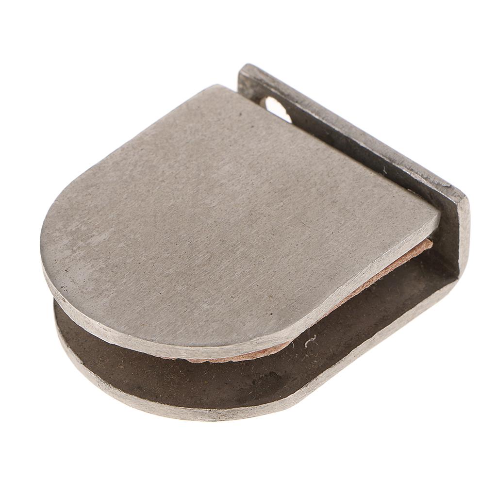 2 Pieces Glass Clips, Suitable for Fixing Bathroom Glass,Office Seat Glass,