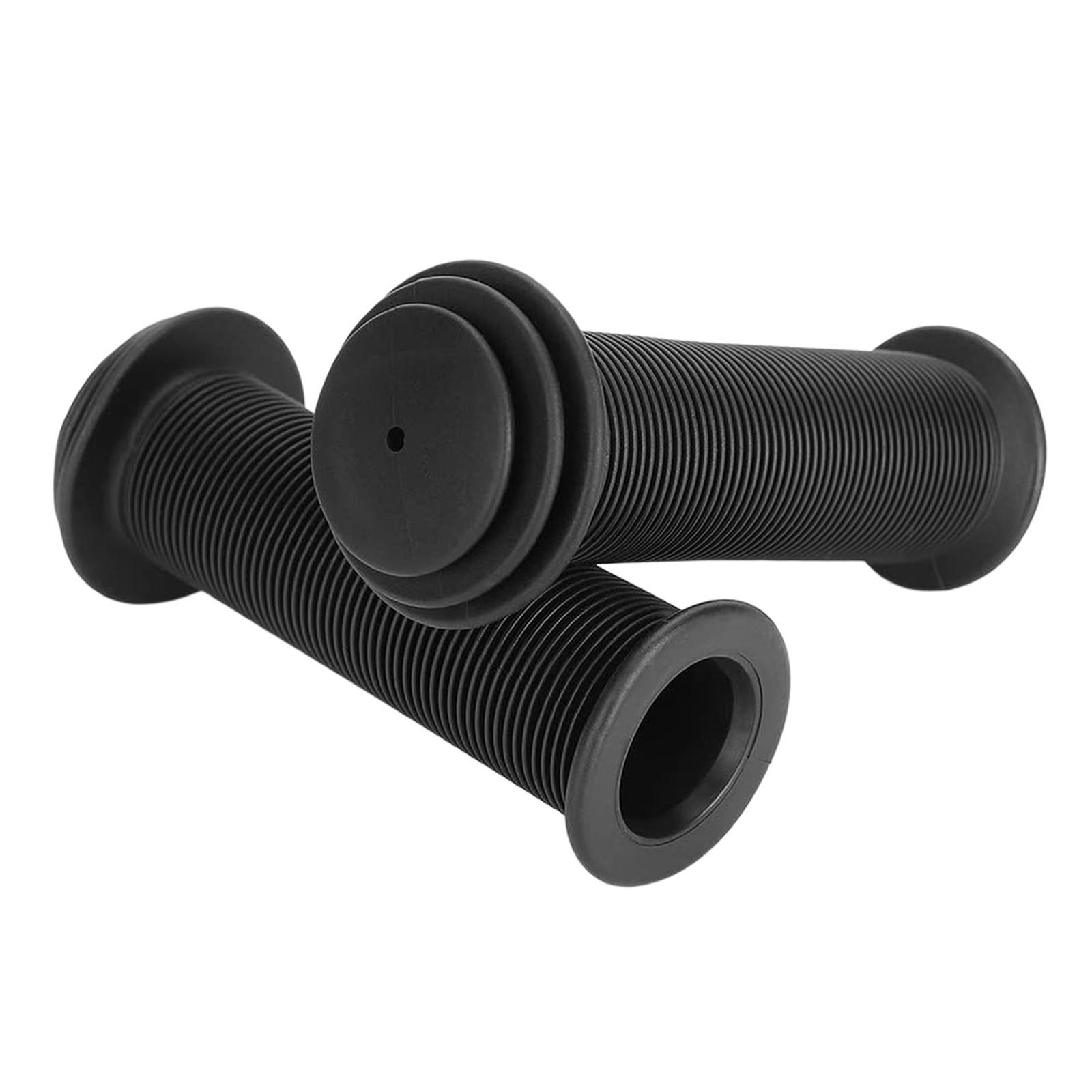 2x Soft Bicycle Handlebar Grips Rubber Bike Grips Cover Shock Resistance Sleeve MTB Bike Handle Grips for , Tricycle, Cycle, Kids Bike