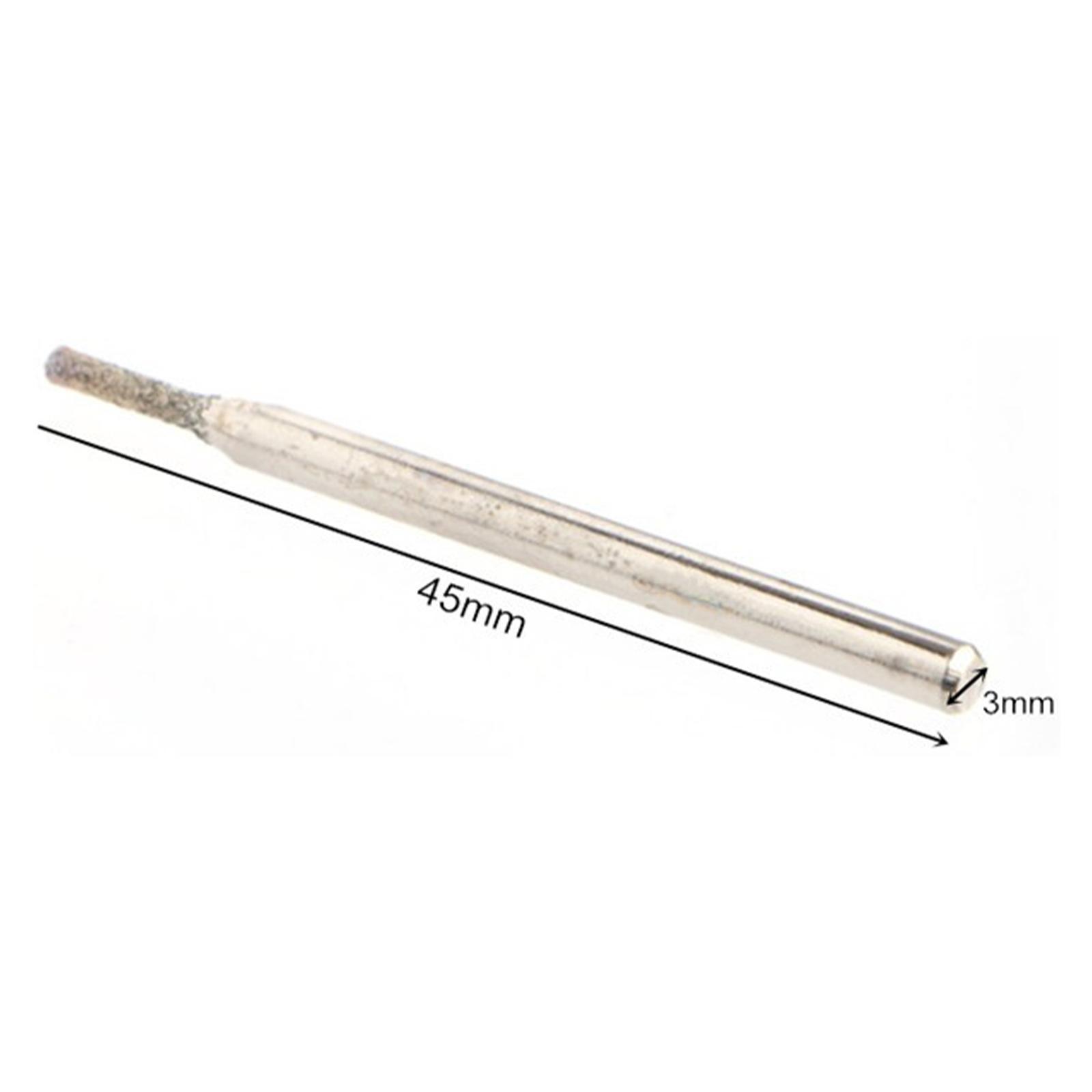 20Pcs Diamond Drill Bits Set Burr Grinding Polishing Tool for Rotary