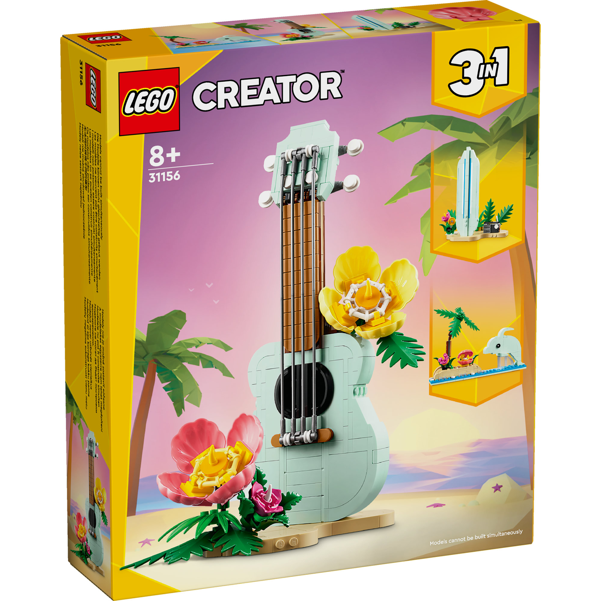 LEGO CREATOR 31156 Đồ chơi lắp ráp Đàn nhiệt đới Ukulele (387 chi tiết)