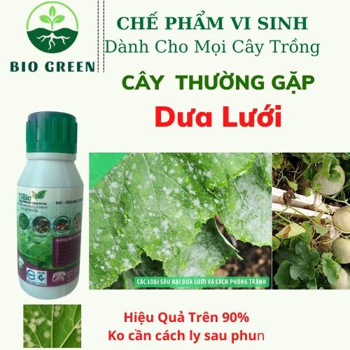 Phân bón hữu cơ vi sinh, chế phẩm sinh học bio,thuốc trừ sâu sinh học,Phấn trắng, đốm đen, rỉ sét, thán thư- 100ml